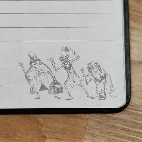 🔺️NWT Disney Black & Silver "The Haunted Mansion" Hardcover Journal - Picture 8 of 11